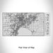 Rendered View of Fox Cities Wisconsin Map Engraving on 17oz Stainless Steel Insulated Cola Bottle