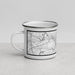 Left View Custom Framingham Massachusetts Map Enamel Mug in Classic