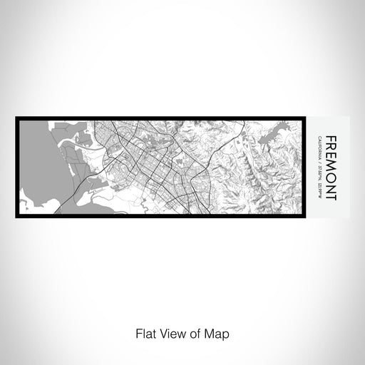 Rendered View of Fremont California Map on 10oz Stainless Steel Insulated Cup in Classic with Sliding Lid