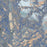 Fremont Peak Wyoming Map Print in Afternoon Style Zoomed In Close Up Showing Details