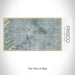 Rendered View of Frisco Texas Map on 17oz Stainless Steel Insulated Bottle with printed afternoon style map