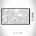 Rendered View of Frisco Texas Map on 17oz Stainless Steel Insulated Bottle with printed classic style map