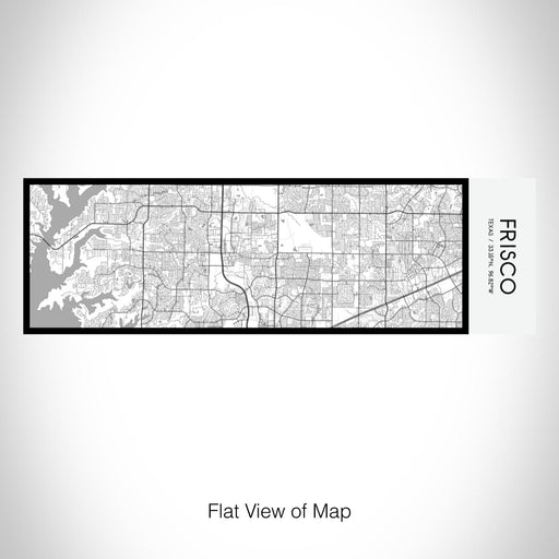 Rendered View of Frisco Texas Map on 10oz Stainless Steel Insulated Cup in Classic with Sliding Lid