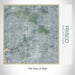Rendered View of Frisco Texas Map on 17oz Stainless Steel Insulated Tumbler in Afternoon Map Style
