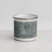 Front View Custom Front Royal Virginia Map Enamel Mug in Afternoon