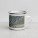 Right View Custom Front Royal Virginia Map Enamel Mug in Afternoon