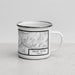 Right View Custom Front Royal Virginia Map Enamel Mug in Classic