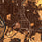 Front Royal Virginia Map Print in Ember Style Zoomed In Close Up Showing Details