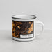 Right View Custom Front Royal Virginia Map Enamel Mug in Ember