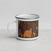 Left View Custom Fulton Minnesota Map Enamel Mug in Ember