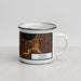 Right View Custom Fulton Minnesota Map Enamel Mug in Ember