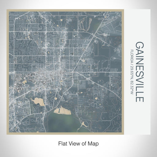 Rendered View of Gainesville Florida Map on 17oz Stainless Steel Insulated Tumbler in Afternoon Map Style