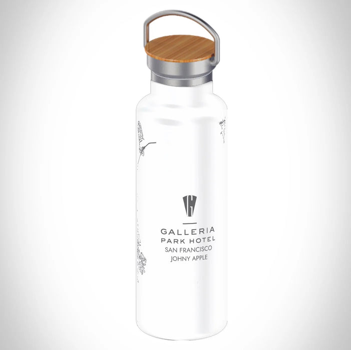 Galleria Park Hotel Custom Inscription Bottle