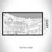 Rendered View of Gary Indiana Map on 17oz Stainless Steel Insulated Bottle with printed classic style map