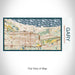 Rendered View of Gary Indiana Map on 17oz Stainless Steel Insulated Bottle with printed woodblock style map