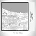 Rendered View of Gary Indiana Map on 17oz Stainless Steel Insulated Tumbler in Classic Map Style