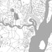Georgetown South Carolina Map Print in Classic Style Zoomed In Close Up Showing Details