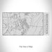 Rendered View of Georgetown South Carolina Map on 17oz Stainless Steel Insulated Cola Bottle
