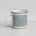 Left View Custom Gilbert Arizona Map Enamel Mug in Afternoon