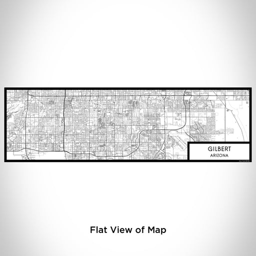 Flat View of Map Custom Gilbert Arizona Map Enamel Mug in Classic