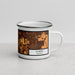 Right View Custom Gilbert Arizona Map Enamel Mug in Ember