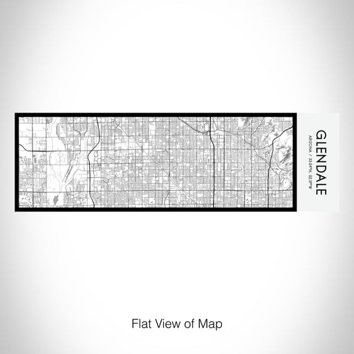 Rendered View of Glendale Arizona Map on 10oz Stainless Steel Insulated Cup in Classic with Sliding Lid