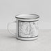 Left View Custom Granby Colorado Map Enamel Mug in Classic