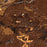 Granby Colorado Map Print in Ember Style Zoomed In Close Up Showing Details