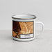 Right View Custom Granby Colorado Map Enamel Mug in Ember