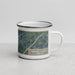 Right View Custom Grand Island Nebraska Map Enamel Mug in Afternoon