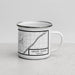 Right View Custom Grand Island Nebraska Map Enamel Mug in Classic