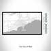 Rendered View of Grand Marais Minnesota Map on 17oz Stainless Steel Insulated Bottle with printed classic style map