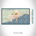 Rendered View of Grand Marais Minnesota Map on 17oz Stainless Steel Insulated Bottle with printed woodblock style map