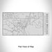 Rendered View of Grand Mound Washington Map Engraving on 17oz Stainless Steel Insulated Cola Bottle