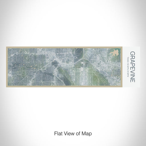 Rendered View of Grapevine Texas Map on 10oz Stainless Steel Insulated Cup in Afternoon with Sliding Lid