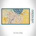 Rendered View of Green Bay Wisconsin Map on 17oz Stainless Steel Insulated Bottle with printed woodblock style map