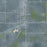 Green City Missouri Map Print in Afternoon Style Zoomed In Close Up Showing Details