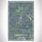 Green City Missouri Map Print Portrait Orientation in Afternoon Style With Shaded Background