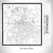 Rendered View of Greenville North Carolina Map on 17oz Stainless Steel Insulated Tumbler in Classic Map Style