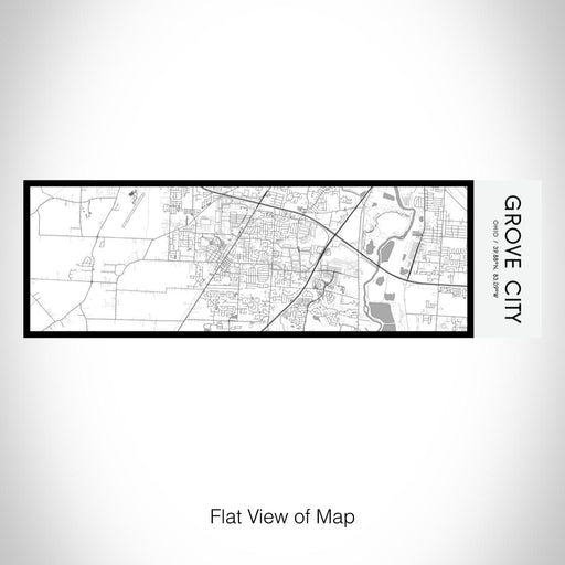Rendered View of Grove City Ohio Map on 10oz Stainless Steel Insulated Cup in Classic with Sliding Lid
