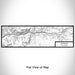 Flat View of Map Custom Gypsum Colorado Map Enamel Mug in Classic