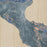 Haines Alaska Map Print in Afternoon Style Zoomed In Close Up Showing Details