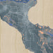 Haines Alaska Map Print in Afternoon Style Zoomed In Close Up Showing Details