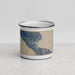 Front View Custom Haines Alaska Map Enamel Mug in Afternoon