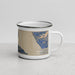 Right View Custom Haines Alaska Map Enamel Mug in Afternoon