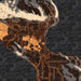 Haines Alaska Map Print in Ember Style Zoomed In Close Up Showing Details