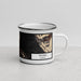 Right View Custom Haines Alaska Map Enamel Mug in Ember