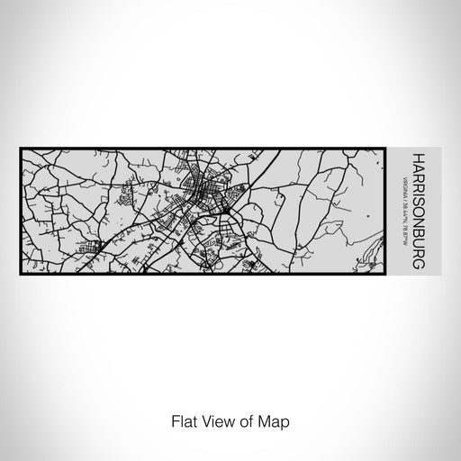 Rendered View of Harrisonburg Virginia Map on 10oz Stainless Steel Insulated Cup with Sipping Lid