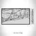 Rendered View of Harwich Port Massachusetts Map on 17oz Stainless Steel Insulated Cola Bottle in Stainless