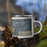 Right View Custom Hattiesburg Mississippi Map Enamel Mug in Afternoon on Grass With Trees in Background